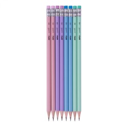 Crayon graphite HB Avec gomme Nordik Ass APLI
