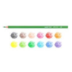 Crayon de couleur 18cm 12 cl TITA Carioca