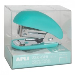 Agrafeuse 22/6-24/6 fluor collection coul Ass APLI