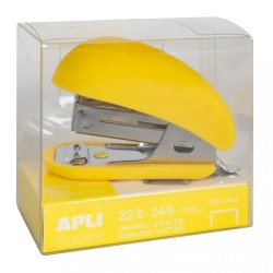 Agrafeuse 22/6-24/6 fluor collection coul Ass APLI