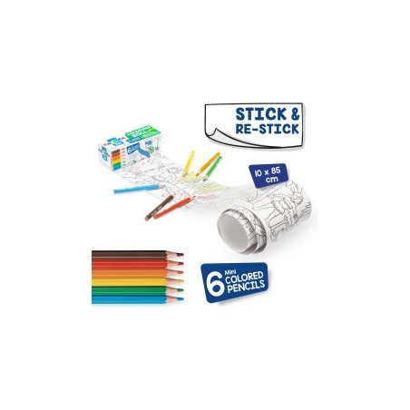 Set de coloriage MINI COLORING ROLL CARIOCA