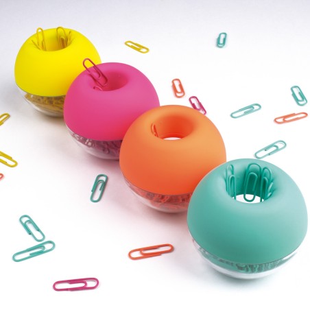 Distributeur avec 50 trombones Fluor collection APLI