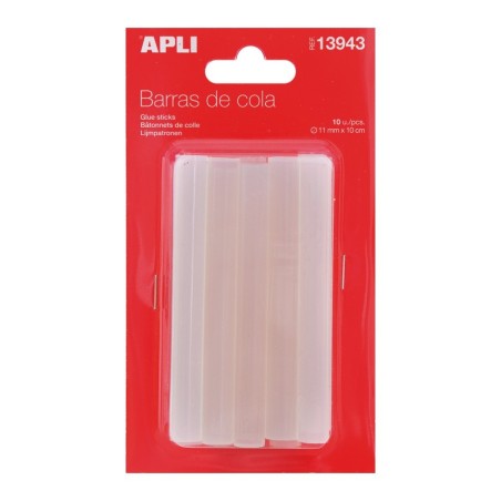 Bâton de colle 10cmx11mm pour pistolet (blist de 10) APLI