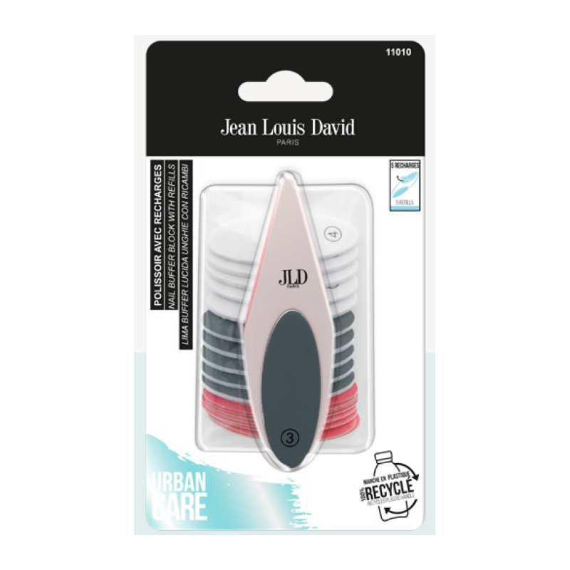 Polissoir en plastique avec 5 recharges 11010 JLD