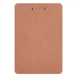 Porte bloc note bois A5 rose clip métal APLI