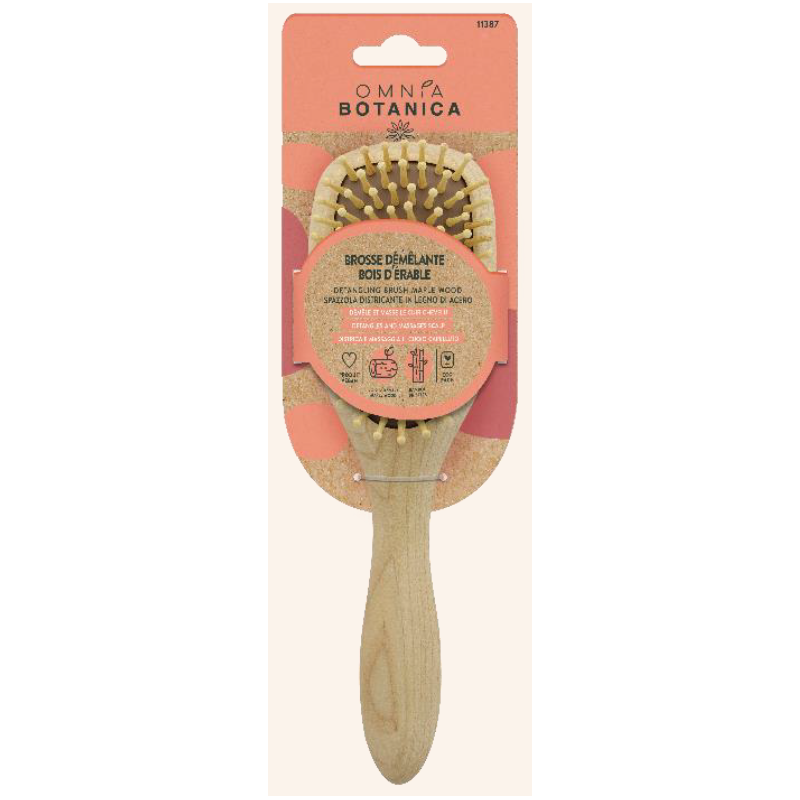 Brosse demêlante bois OB 11387