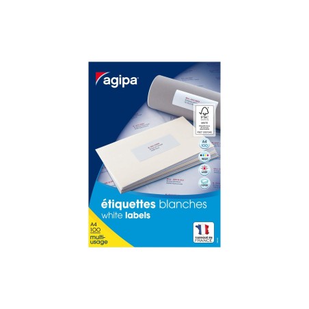 Etiquette multi usage (étui 100flles A4) 210x297 Apli-Agipa
