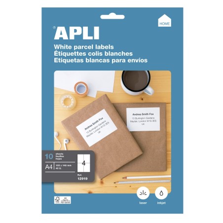 Etiquette multi usage (étui 10flles A4) 105x48 Apli Agipa