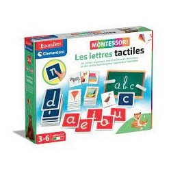 Les lettres tactiles - Montessori