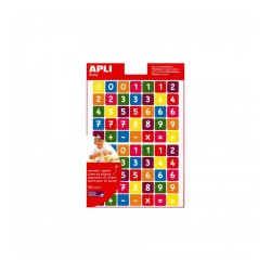 Gommettes poch 12 chiffres APLI