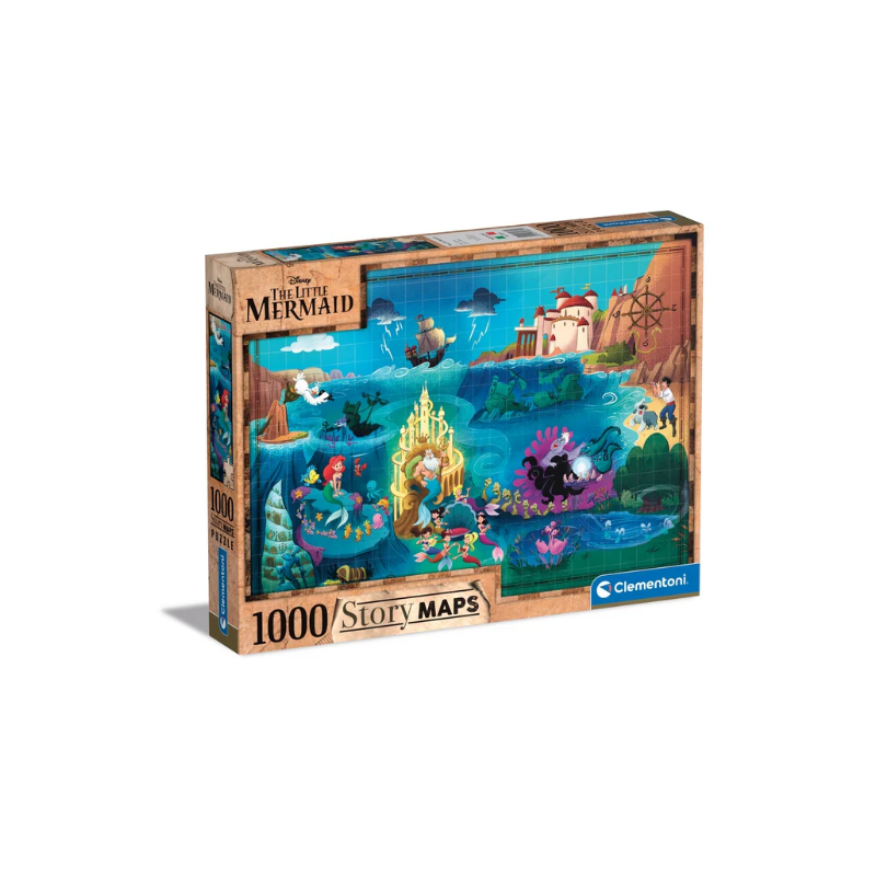 Disney Maps - 1000 pièces - La Petite Sirène