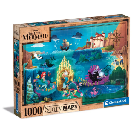 Disney Maps - 1000 pièces - La Petite Sirène