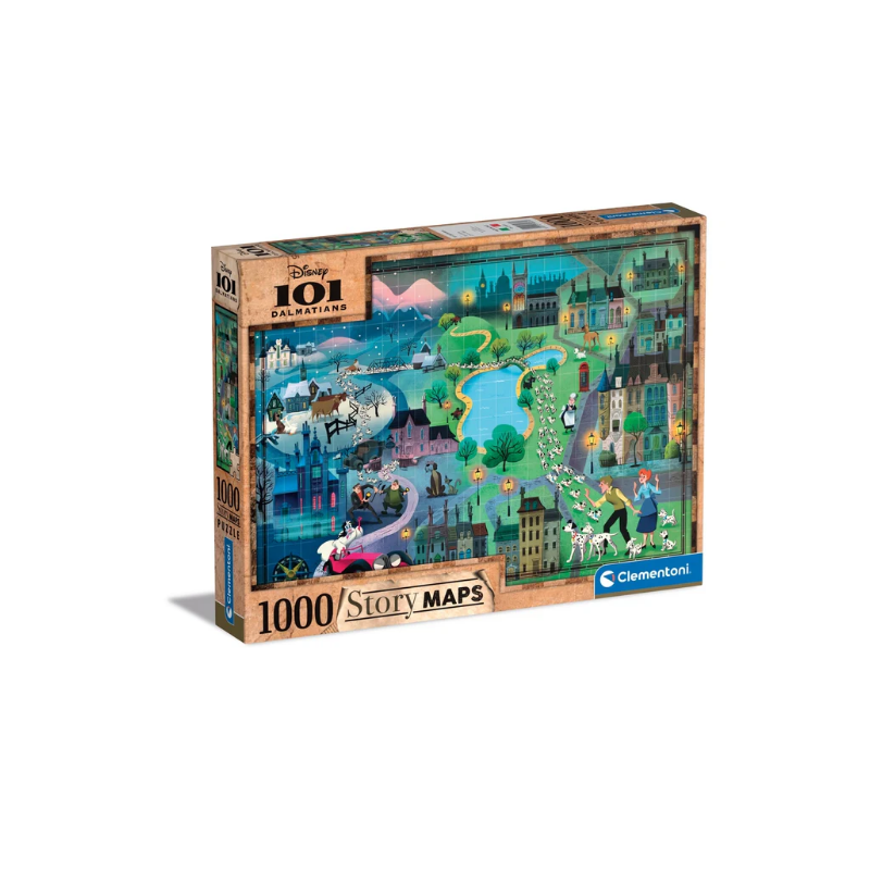 Disney Maps - 1000 pièces - Les 101 Dalmatiens