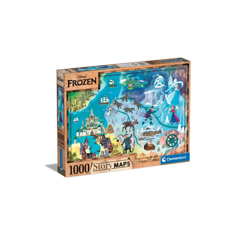 Disney Maps - 1000 pièces - La Reine des Neiges