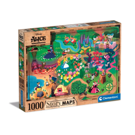 Disney Maps - 1000 pièces - Alice aux pays des Merveilles