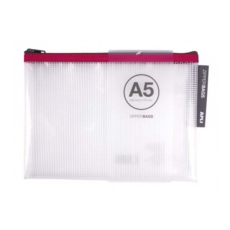 Trousse multiusage zipper bag A5 APLI