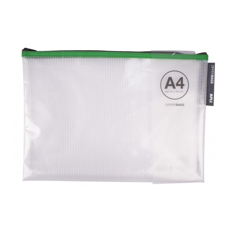 Trousse multiusage zipper bag A4 APLI