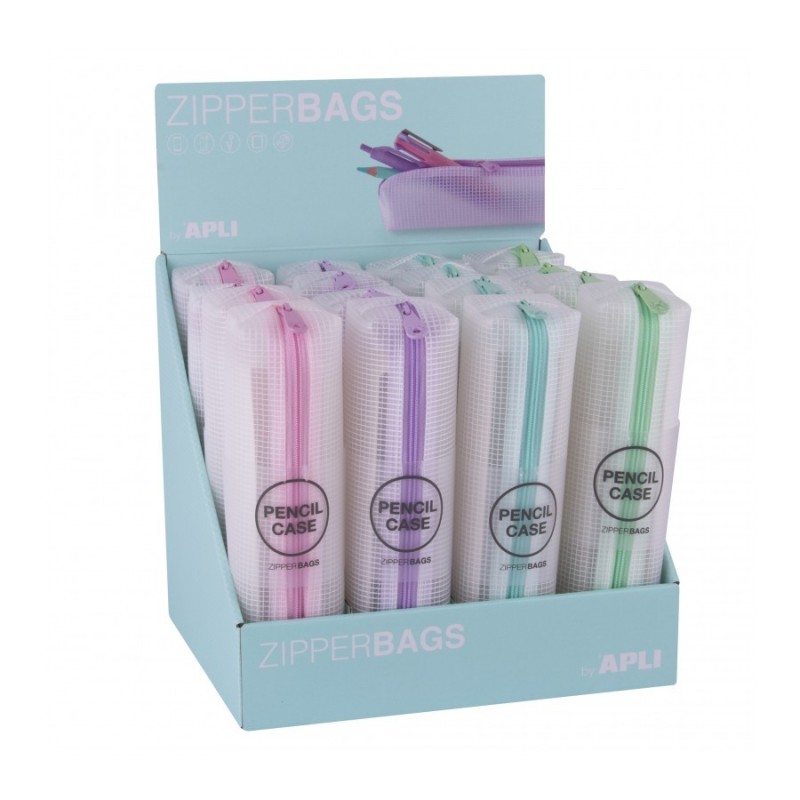 Trousse zipperbag Transparent 21x4,5x4,5 PVC Nordik Ass APLI