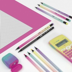 Crayon graphite HB avec gomme SUNSET MILAN