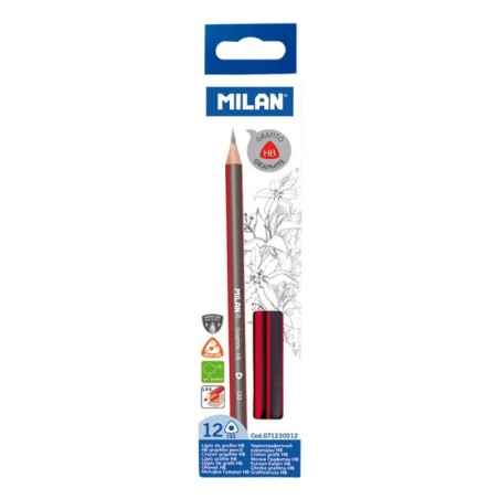 Crayon graphite triangulaire HB pte 2.2mm Milan