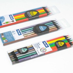 Crayon de couleur 6cl et 18cm fluorescente black wood Milan