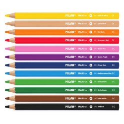 Crayon de couleur 9cm et 12cl MAXI HEX + TC MILAN
