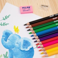 Crayon de couleur 9cm et 12cl MAXI HEX + TC MILAN