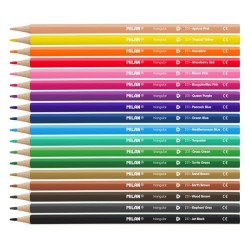Crayon de couleur 18cm et 18cl triangulaires 231 Milan