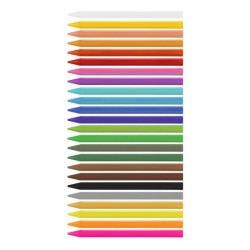 Crayon de couleur triangulaire PLASTIPASTEL 24cl Milan
