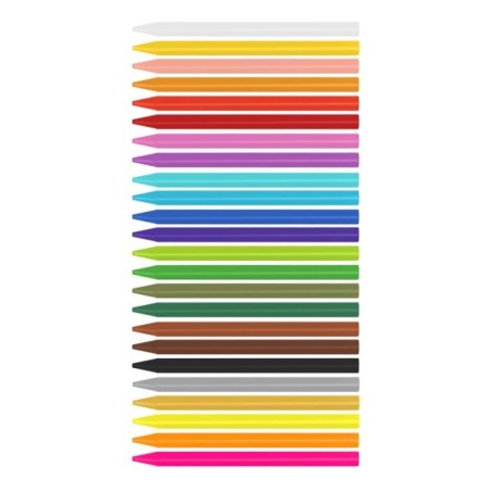 Crayon de couleur rond PLASTIPASTEL 24cl Milan
