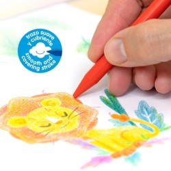 Crayon de couleur rond PLASTIPASTEL 24cl Milan