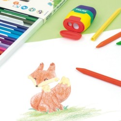 Crayon de couleur plastipastel 12cl MILAN
