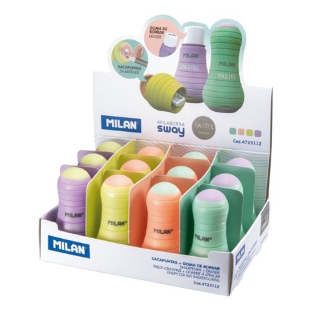 Taille crayon avec gomme SWAY PASTEL MILAN
